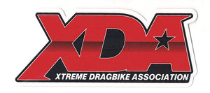 Xtreme Dragbike Association Decal (4.75" x 2") RED
