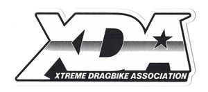 Xtreme Dragbike Association Decal (4.75" x 2") WHITE